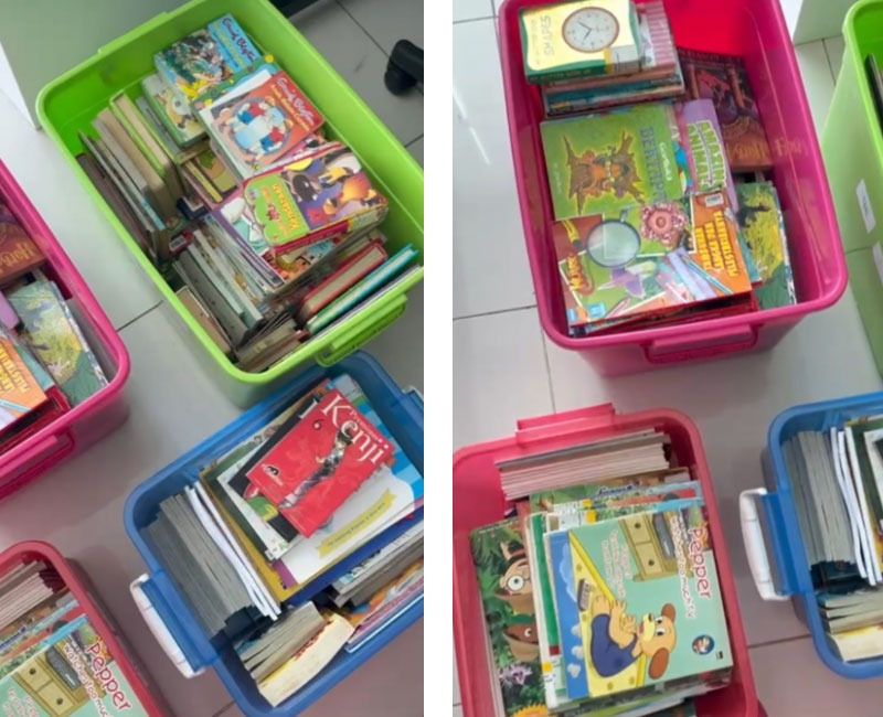 TBAL Donasi Buku Fatimah Bamboo House